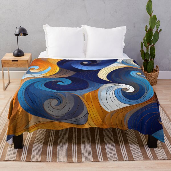 Item preview, Vibrant Abstract Swirls of Color Wallpaper designed and sold by VectorPlace.