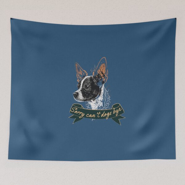 Item preview, Capture Canine Chaos with 'Sorry Can't Dogs Bye' - Premium Dog Sticker for Animal Enthusiasts designed and sold by AzottoShop.