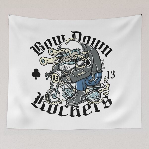 Item preview, bow down cafe racer motor cycle designed and sold by cosmoshroom.
