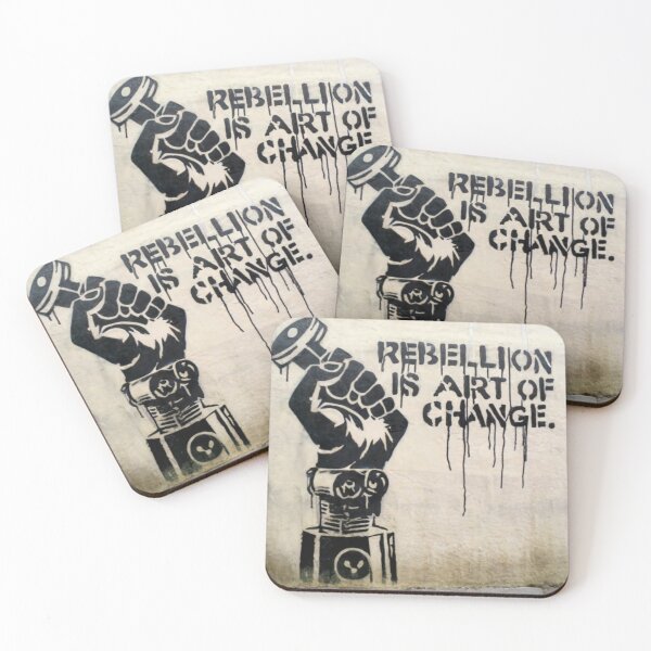 Item preview, Robot Stencil Graffiti designed and sold by Bomax121.