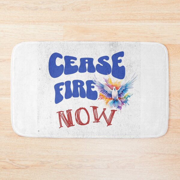 Item preview, Ceasefire Now End The Occupation Humanitarian Peace Dove Say No To War Peace Flag designed and sold by OliveAndSnow.