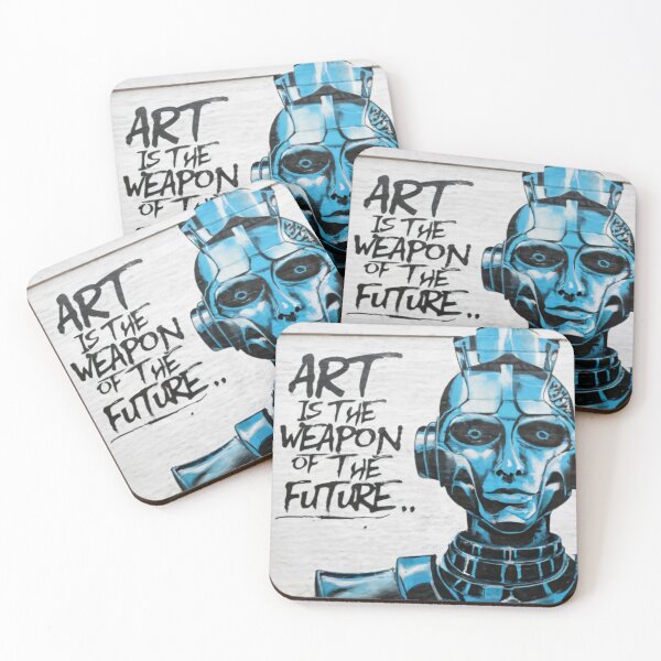Item preview, Robot Stencil Graffiti designed and sold by Bomax121.