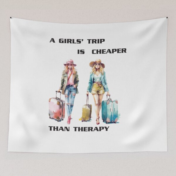 Item preview, A girls' trip is cheaper than therapy designed and sold by StudioARTHUR.