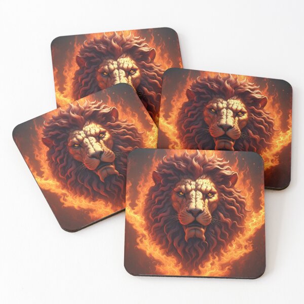 Item preview,  The captivating imagery of a lion's head  designed and sold by Marcu Ioachim.