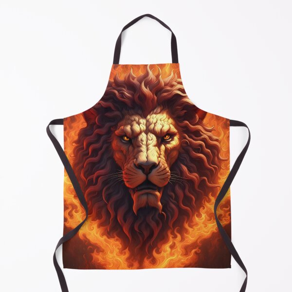 Item preview, The captivating imagery of a lion's head designed and sold by Marcu Ioachim.
