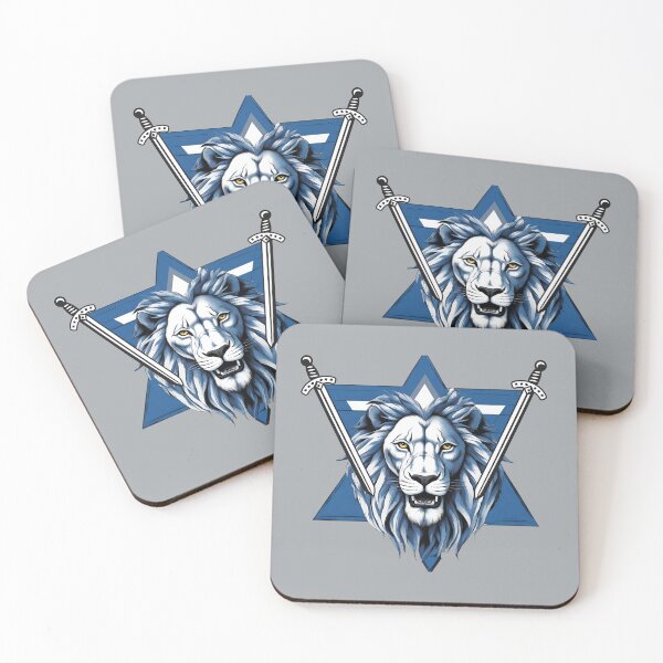 Item preview, Star of David lion with iron swords designed and sold by OMdesign10.