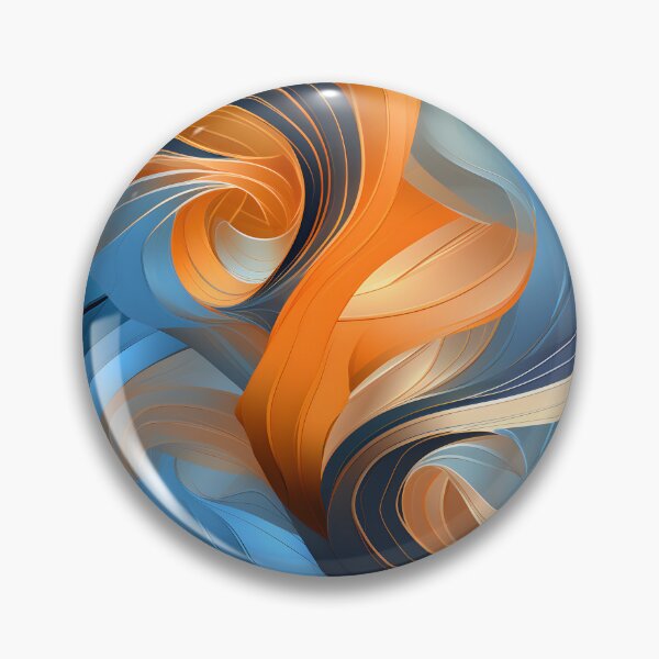 Item preview, Abstract Swirls in Warm and Cool Tones Wallpaper designed and sold by VectorPlace.