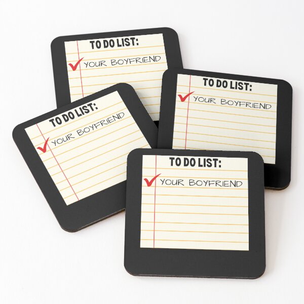 Item preview, To Do List Your Boyfriend - Funny Sarcastic - Funny Trash Talk Gag designed and sold by elvisg03.
