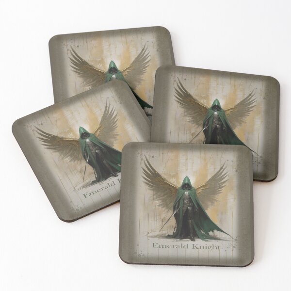 Item preview, Emerald Knight, Winged Dignity, CrisMor-Art designed and sold by CrisMor-Art.