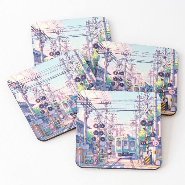 Item preview, Railroad crossing in Japan designed and sold by unrealartwork.