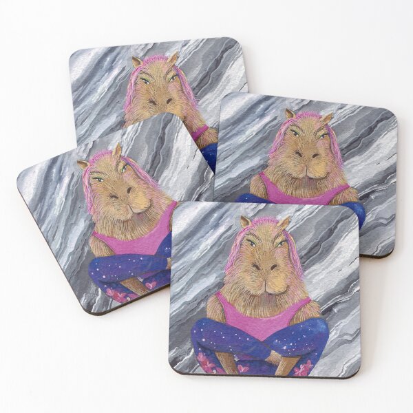 Item preview, Capybara yoga photographer designed and sold by Ekaterina Khozatskaya.
