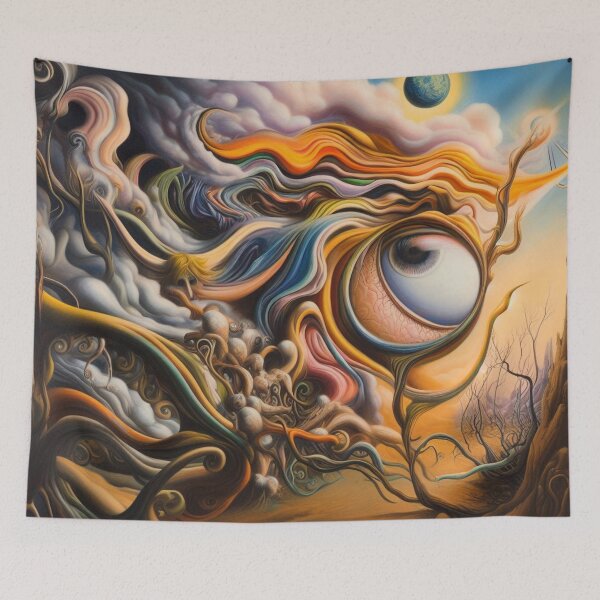 Item preview, Inner Reflection Blossom Surreal Art -  home decor designed and sold by crea8iveway.