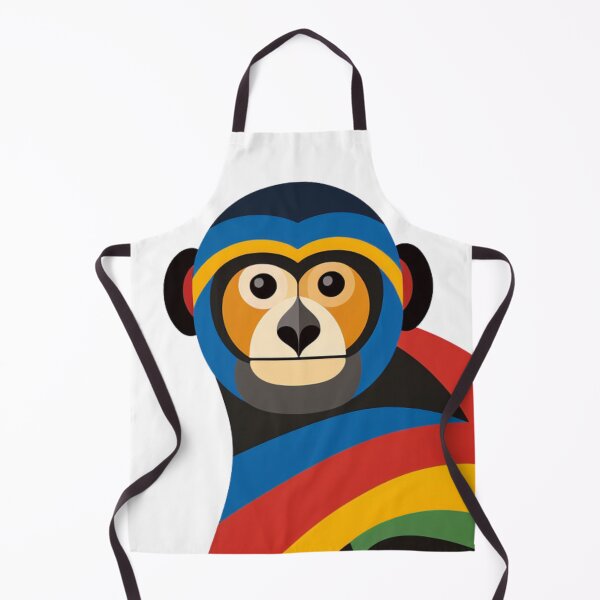 Item preview, A COLORFUL MINIMAL MONKEY designed and sold by infinitearte.