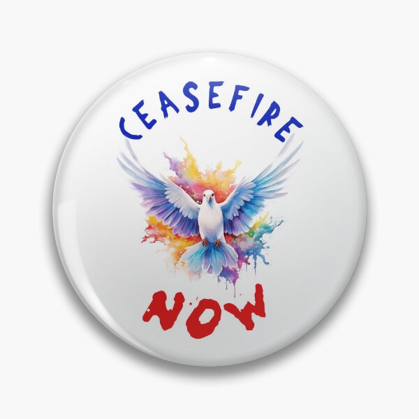 Item preview, Ceasefire Now End The Occupation Humanitarian Peace Dove Say No To War Peace Flag designed and sold by OliveAndSnow.