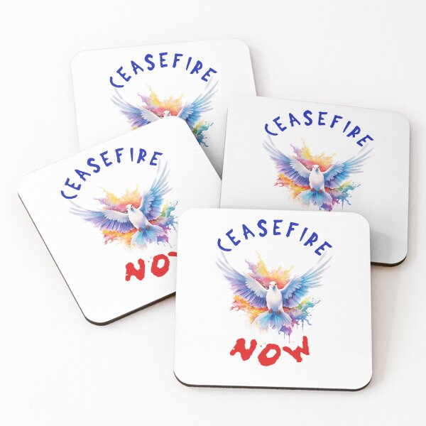 Item preview, Ceasefire Now End The Occupation Humanitarian Peace Dove Say No To War Peace Flag designed and sold by OliveAndSnow.