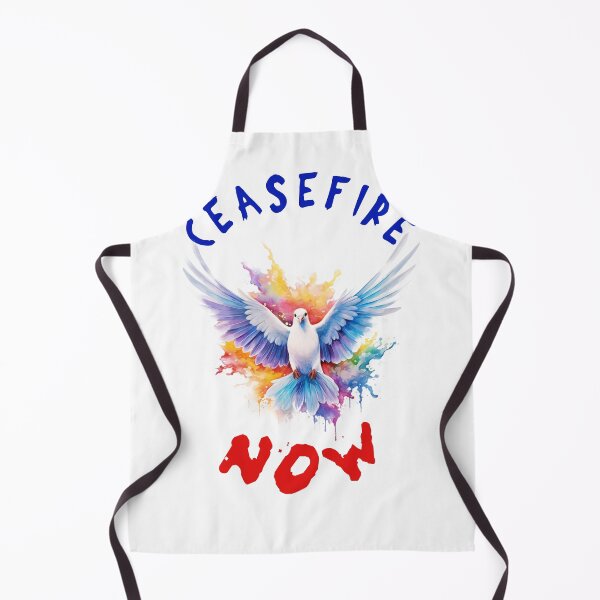Item preview, Ceasefire Now End The Occupation Humanitarian Peace Dove Say No To War Peace Flag designed and sold by OliveAndSnow.