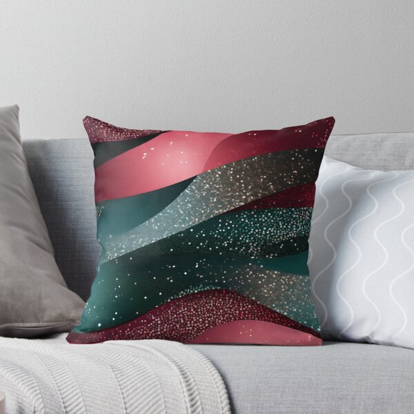 Item preview, Glittering Ruby and Emerald Ribbons Wallpaper designed and sold by VectorPlace.