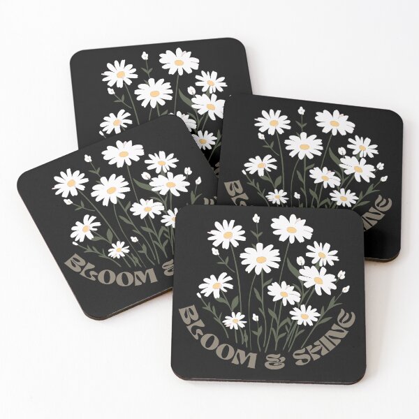Item preview, White Daisies Flower, Blooming Daisies Bloom and Shine  designed and sold by GirlGlowGraphic.