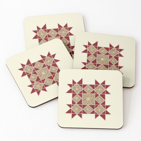 Item preview, Kolam/Muggu/Rangoli  - Maroon with Gold designed and sold by ShreecreatE.