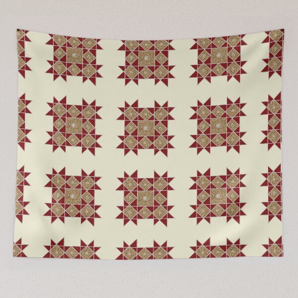 Item preview, Kolam/Muggu/Rangoli  - Maroon with Gold designed and sold by ShreecreatE.