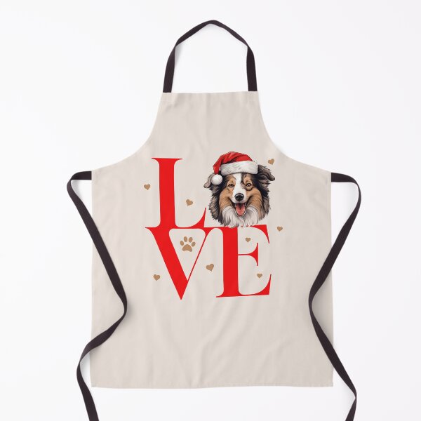Item preview, Shetland Sheepdog Sheltie Dog Love Santa Christmas designed and sold by Museful-Apparel.