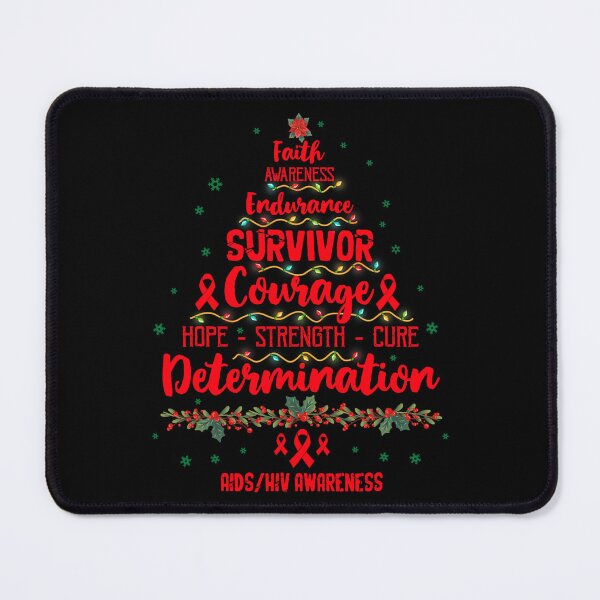 Item preview, Faith Christmas Tree HIV AIDS Awareness Day Merry Christmas designed and sold by defabiosofxs.