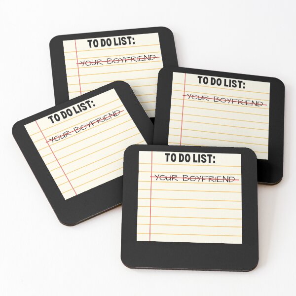 Item preview, To Do List Your Boyfriend - Funny Sarcastic - Funny Trash Talk Gag designed and sold by elvisg03.