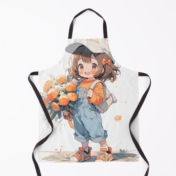 Item preview, Anime small girl with flower art designed and sold by TheArtistOf2022.