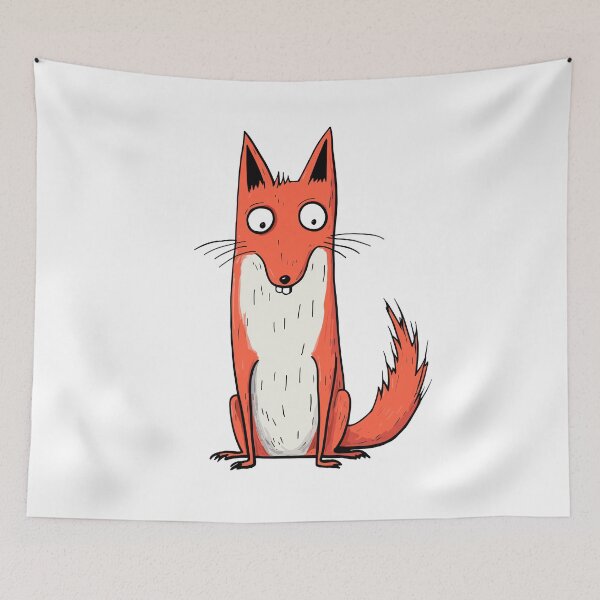 Item preview, Funny Cute Fox designed and sold by TheHellSong.