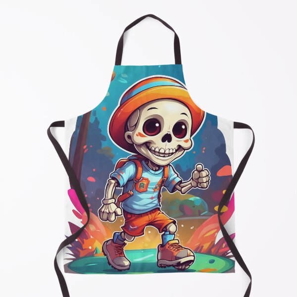 Item preview, cute cartoon skull playing soccer. designed and sold by wplamkung.