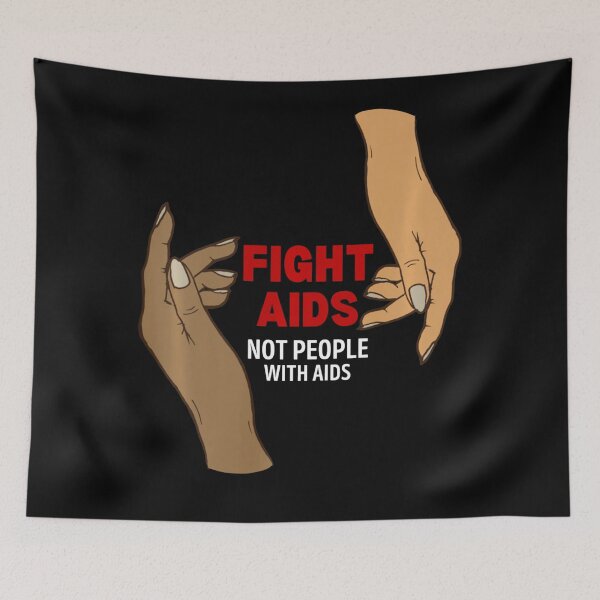 Item preview, Fight aids not people with aids hands designed and sold by defabiosofxs.