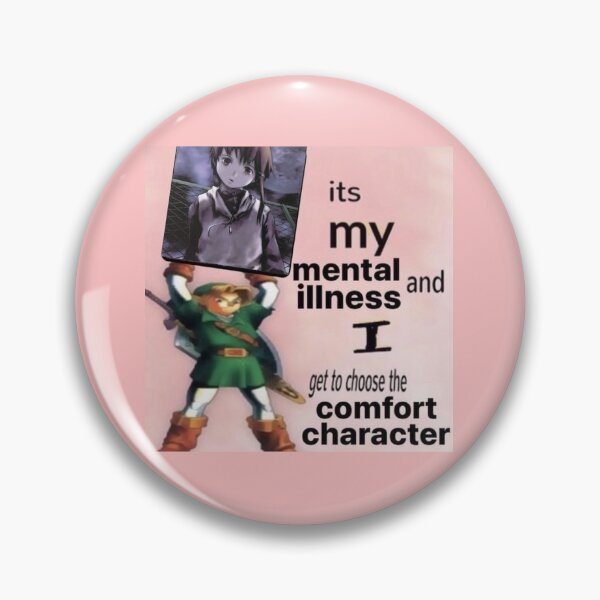 Item preview, Lain Comfort Character Funny Mental Health Meme designed and sold by MerikuroCreates.