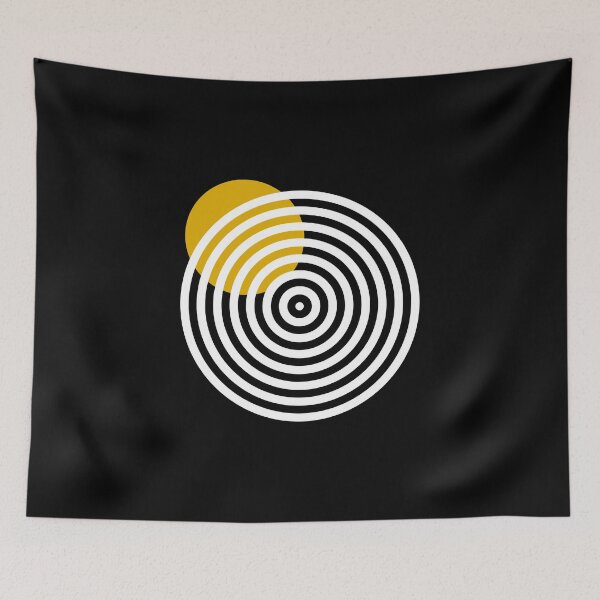 Item preview, Yellow dot on circle designed and sold by HOMELON.