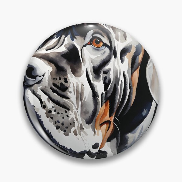 Item preview, Watercolor picture of a Neopolitan Mastiff Dog designed and sold by Petalandfur.