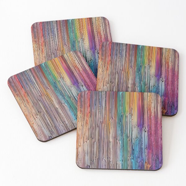 Item preview,  Spectacular Colorful Line Pattern designed and sold by DigiDreamyArt.