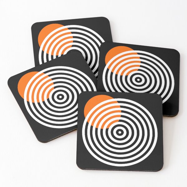 Item preview, Orange dot on circle designed and sold by HOMELON.