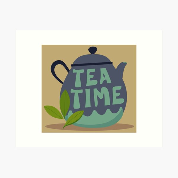 Item preview, Earth Tones Brew: Teapot Harmony Artwork designed and sold by EmeraldeaArt.