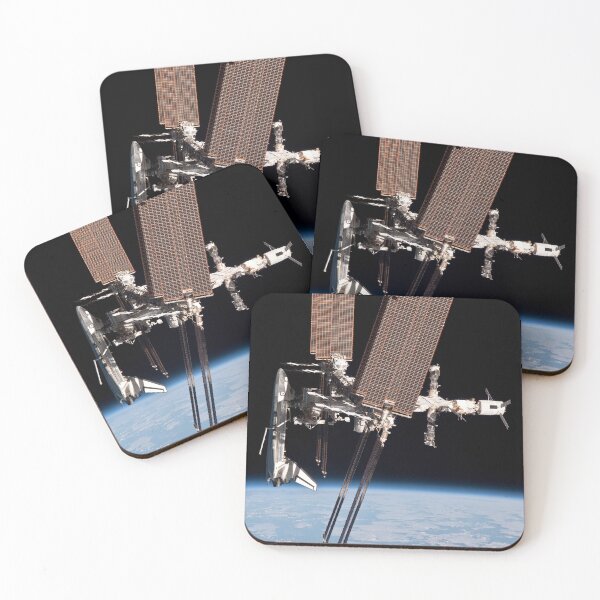 Item preview, STK204517S-International Space Station in orbit above Earth. designed and sold by StocktrekImages.