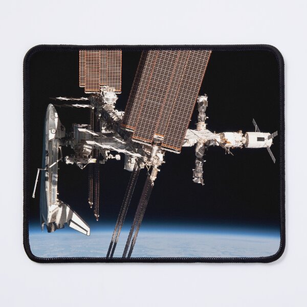 Item preview, STK204517S-International Space Station in orbit above Earth. designed and sold by StocktrekImages.