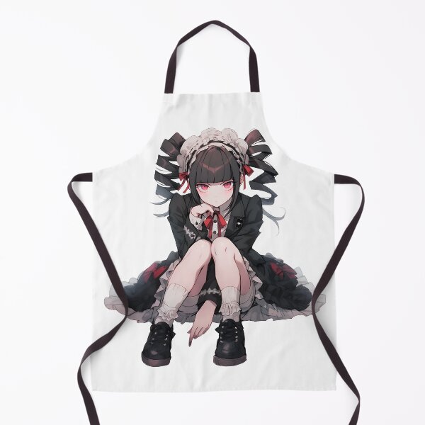 Item preview, Gothic punk lonely anime girl with red eyes art designed and sold by TheArtistOf2022.
