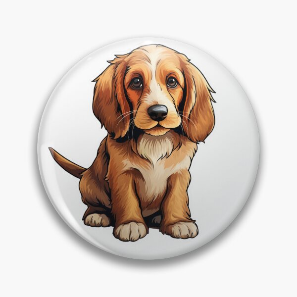 Item preview, Cute Basset Fauve De Bretagne Dog designed and sold by ReeHub.