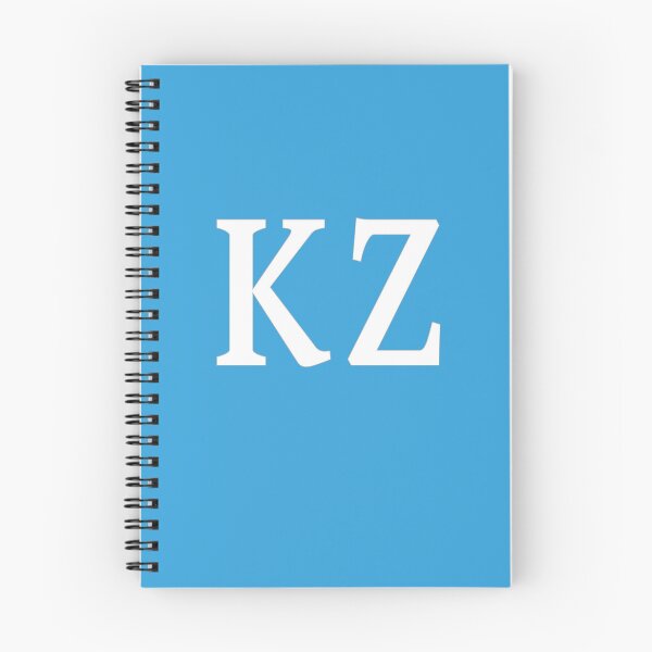 Item preview, KZ Initials Monogram Elegant White Letters designed and sold by Jeallan Designs.