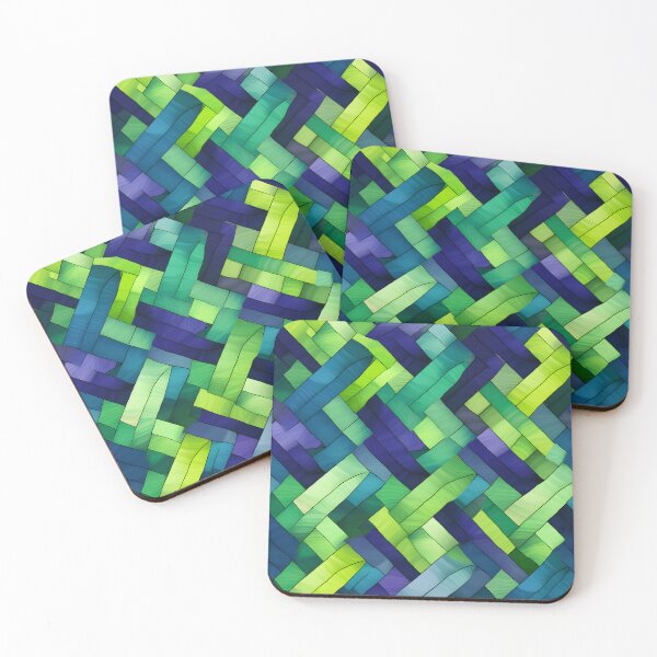 Item preview, Lush Green Geometric Texture Wallpaper designed and sold by VectorPlace.