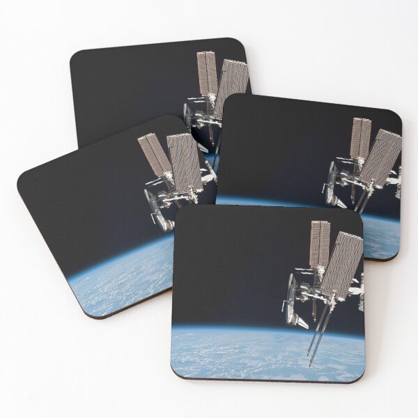 Item preview, STK204518S-International Space Station in orbit above Earth. designed and sold by StocktrekImages.
