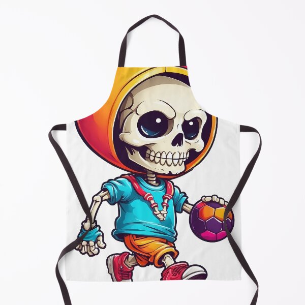 Item preview, skull playing football designed and sold by wplamkung.