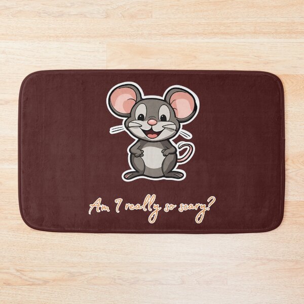 Item preview, Smiling little mouse (Am I really so scary?) designed and sold by ViaNature.