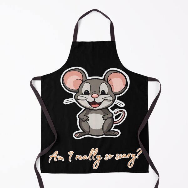 Item preview, Smiling little mouse (Am I really so scary?) designed and sold by ViaNature.