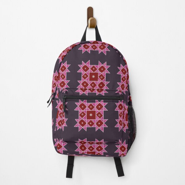 Item preview, Kolam/Muggu/Rangoli  - Maroon with Pink designed and sold by ShreecreatE.