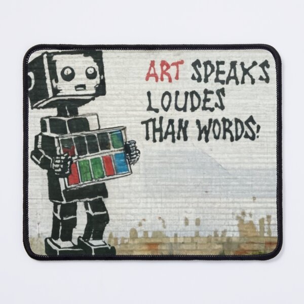 Item preview, Robot Stencil Graffiti designed and sold by Bomax121.