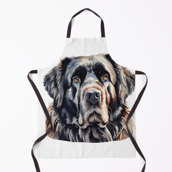 Item preview, Watercolor picture of a Newfoundland Dog designed and sold by Petalandfur.